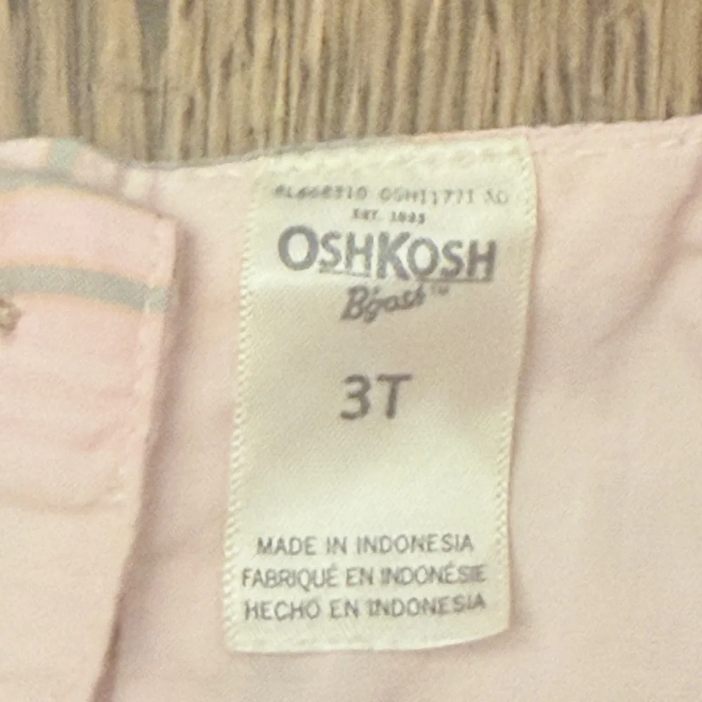 OshKosh B'gosh Plaid Pink Toddler Girls Dress Sz 3T BK